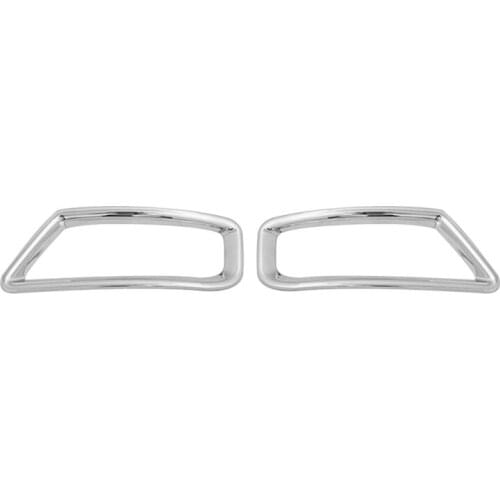 ABS Chrome Car Rear Fog Lights Cover Trim Stickers Fog Lamp Frame for Peugeot 3008 2013 2014 2015 Accessories