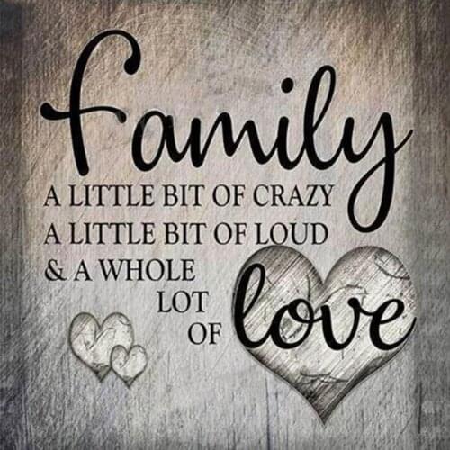 Full Square drill 5D Diamond Painting "Family Love Shape Letter "3D Embroidery Pattern Cross Stitch Kit Mosaic Home Decor Gift
