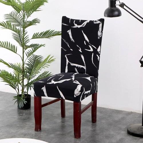 Chair Cover with Back Chair Covers for Kitchen Hotel Living Room Protector Seat Slipcovers Spandex Elastic Stretch Decoration
