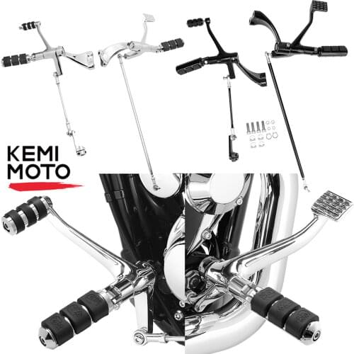 For Harley Sportster XLH 91-2003 Forward Controls Complete Kit Foot Pegs Levers Linkage Forward Controls Kit Pegs Levers