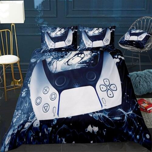PS5 Controller Duvet Cover Twin/Queen/King Size Luxury Comforter Bedding Set With Pillowcase Home Bed Decora Dropshipping