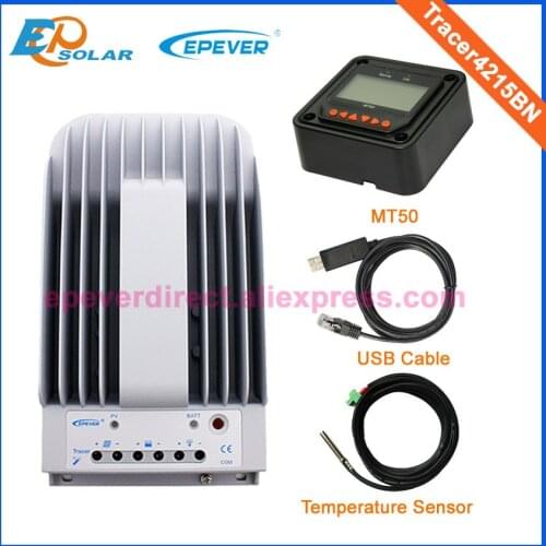 40A controller EPEVER Free Tracer4215BN USB cable Temp sensor Solar power bank controller MT50 Meter EPsolar factory supply
