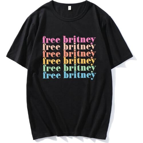 2021 Hot Sale Britney Spears Beautiful Photo Printed Couple Tees Fashion Funny Unsiex Clothing Oversized Cotton Classic T-Shirts