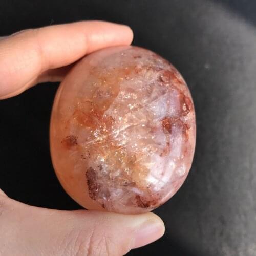 Natural quartz golden healer palm crystals healing stones for home decoration