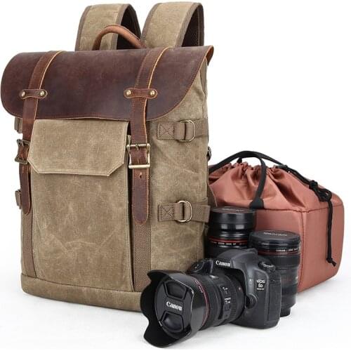 Wholesale Africa Collection NG A5290 A5280 Laptop Backpack Digital SLR Camera Bag Canvas Photo Bag