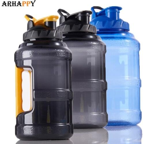 2.5L Wide Mouth Plastic Sport Water Bottle Outdoor Sports Large Capacity Water Bottle Space BPA Free Drinking Bottle Water