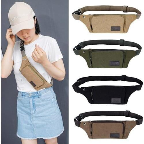 Hot Sale Fanny Pack Female New Sports Fashion Waterproof Chest Handbag Unisex Waist Bag Ladies Waist Packs Belly Belt Bags Purse