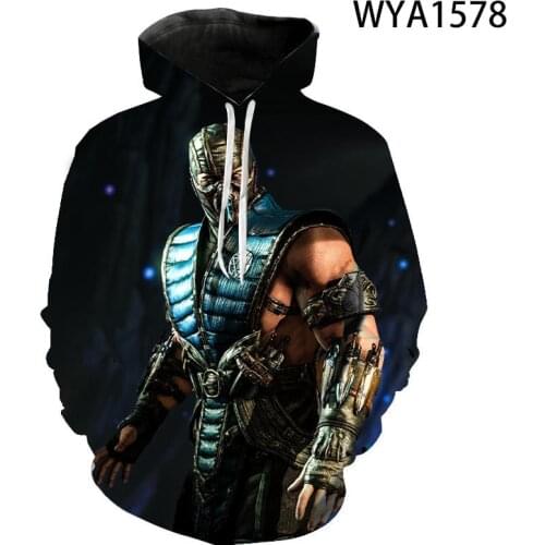 2020 New Mortal Kombat 3D Hoodies Men Women Kids Sweatshirts Game MK Streetwear Children Boy Girl Cool Hooded Pullover