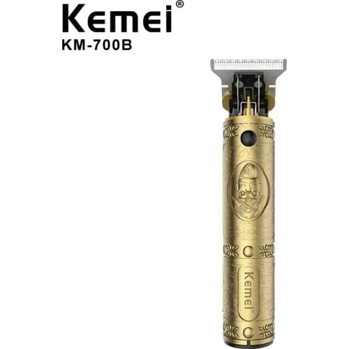 Kemei hair trimmer KM-700B USB rechargeable hair clipper oilhead clipper hair carving clipper Professional haircut machine