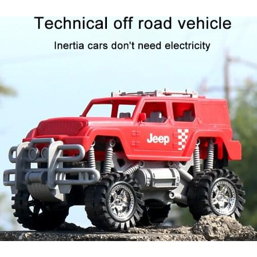 31cm Dual Inertia Four-wheel Drive Off-road Jeep Model Creative Model Car Anti-fall Collision Toy Car Gifts for Boys Children