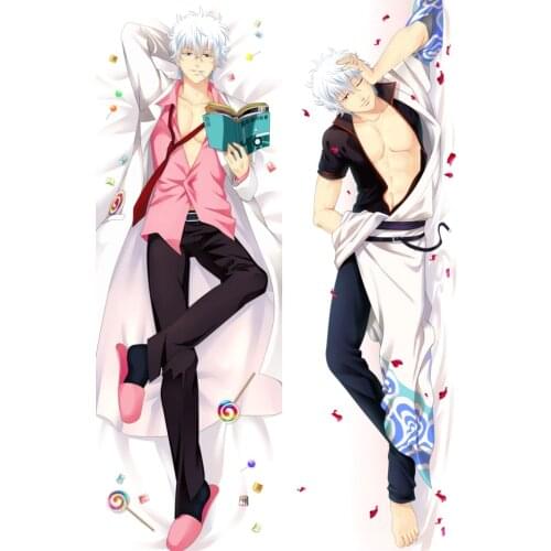 Japanese Anime GINTAMA Sakata Gintoki Hugging Body Pillow Cover Sexy Pillow cases Throw Otaku Dakimakura cover pillowcase