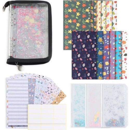 Cash Budget Envelope Wallet System for Women 12 Budget Sheets Envelopes Binder Note for Budgeting and Saving Money