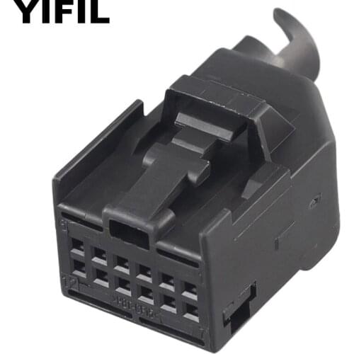 12 Pin/Way Radar Module/Ambient Light Controller Plug Connector With Terminal For VW 8E0 972 112A 8E0972112A 8E0 972 112 A