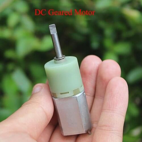 130 Planetary Geared Motor DC12V 50mA Micro Small Brush DC Motor for 50rpm/min Iron Shell DC Motor Accessories