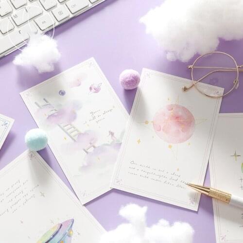30pcs Exploring the Universe style card multi-use as Scrapbooking party invitation DIY Decoration gift message card postcard