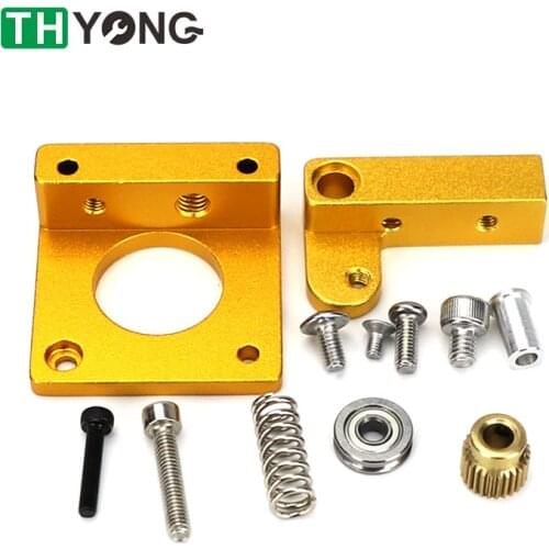Aluminum Alloy Block MK8 Extruder For Makerbot 1.75mm Filament 3D Printers Parts Extrusion Right Short Hand Part DIY Kit