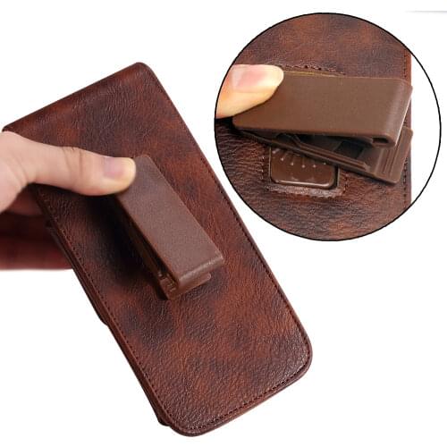 Flip Cover for Xiaomi Mi 11 Lite 11 Pro Redmi Note 10 Case Leather Belt Clip Phone Protector Waist Pouch for Wiko Power U30