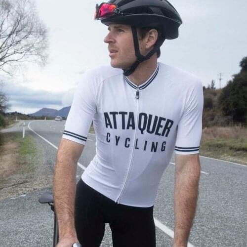 Summer 2021 Attaquer Short Sleeved Men Cycling Jersey Breathable And Quick Drying Bicycle Mountain Bike Shirt Maillot Ciclismo
