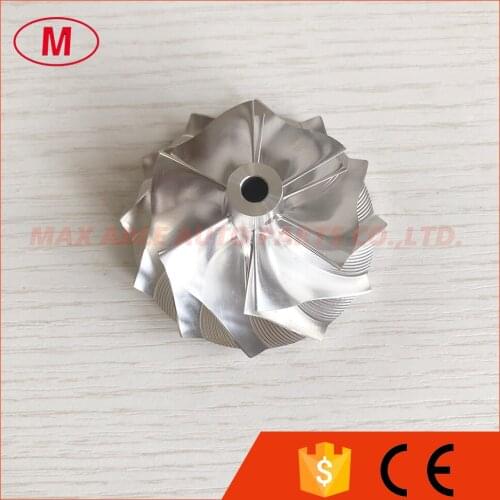 GTA15-25 436132 43.41/56.02mm 11+0 blades high performance turbo milling/aluminum 2618/billet compressor wheel