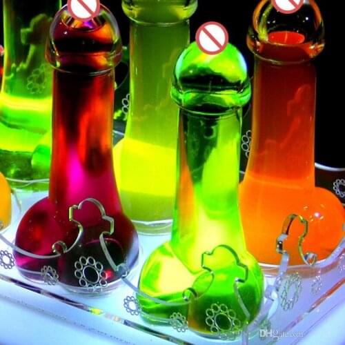 Creative Transparent penis wine glasses cup glass liquor cups cocktail glass cup for wedding bar Disco Party Decorations