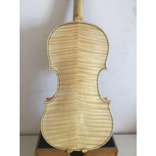 Master 4/4 violin Guarneri model clean flamed maple back