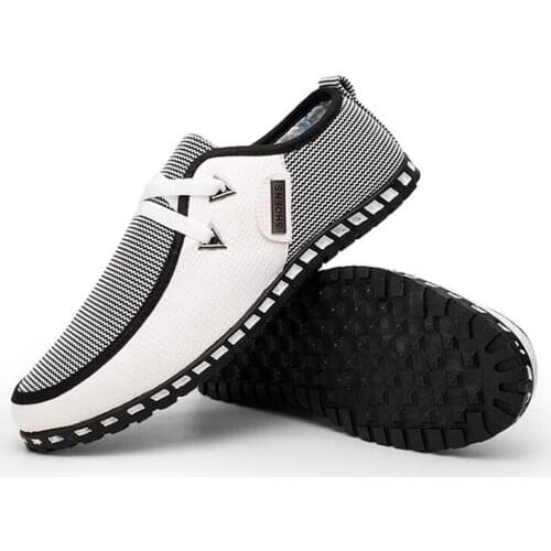 Fashion Men Casual Shoes Driving Moccasin male Slip On Loafers Italian Breathable Flat Shoes Plus Size 39-47