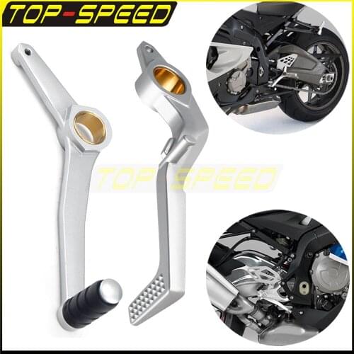Motorcycle Accessories Rear Foot Left Gear Shift Lever Brake Pedal Shift Lever For BMW S1000RR 2010-2014 HP4 2013-2015