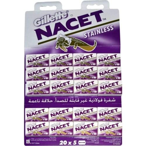 Nacet stainless double edge shaving knife 50 100 200 pcs