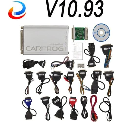 Carprog ECU Programmer V10.93 Auto Programmer For Airbag Repair Tools ECU Chip Tunning Car Prog V10.05 with Full Adapters Tool