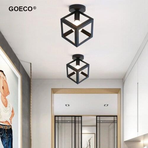 Retro Ceiling Lamp Vintage Industrial Ceiling Light Living Room Bedroom Loft Corridor Cafe Kitchen Bar Restaurant Home Decor E27