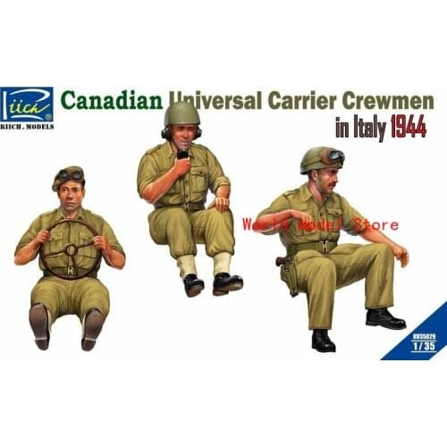 Riich Models RV35029 1/35 Canadian Universal Carrier Crewmen in Italy 1944