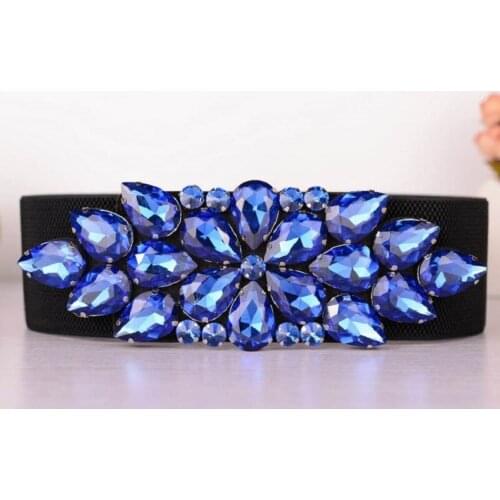 Luxury Rhinestone Bride Belt Sash Wedding Dress Belt Crystal for Bridesmaid Gown Prom Evening Dress ceinture mariage B32