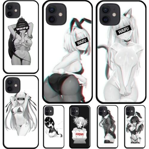 Sugoi Senpai Anime waifu sexy girl silicone Phone Case FOR iPhone Se 6 6s 7 8 Plus X Xr Xs 11 12 Mini Pro Max Cover Shell