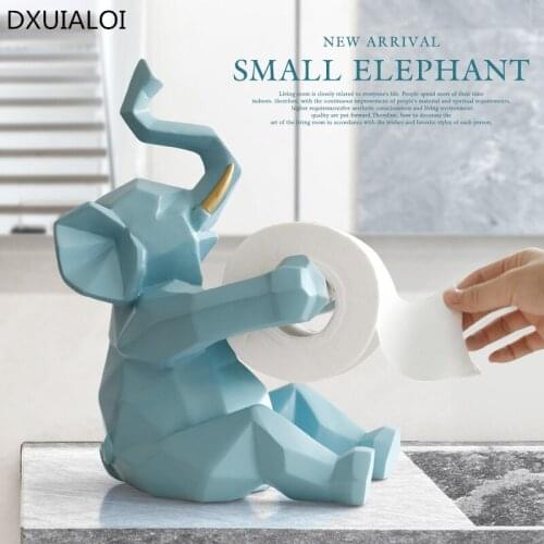 Nordic Of Animal Statues Roll Paper Frame Living Room Office Restaurant Hang Paper Elephant Statue Deer Sculpture Home Decor