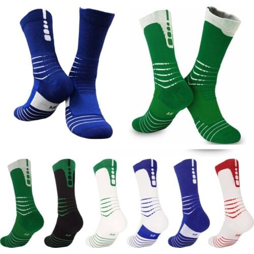 Sports Socks Professional Towel Bottom Basketball Socks Non-Slip Sweat-Absorbent Breathable Training Socks Elite Socks