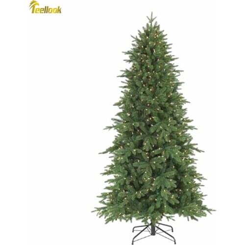 Teellook 1.2M/3.0M luminous Christmas tree PE material Christmas hotel shopping mall home decorations