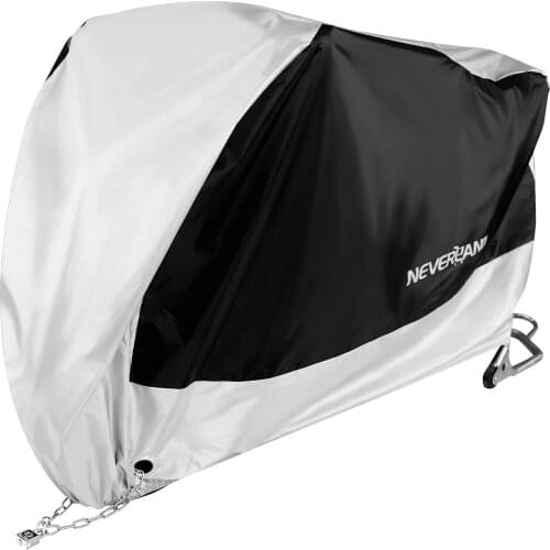 190T Motorcycle Cover Universal Outdoor Uv Protector All Season Waterproof Motor Bike Bicycle Rain Dustproof Motor Scooter Cover