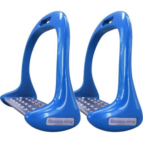 1 Pair Equipment Thickened Aluminium Alloy Anti Slip Treads Pedal Outdoor Sports Riding Equestrian Safety Horse Stirrups Durable