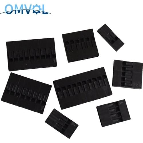 100 PCS 12345678910P For Dupont Jumper Wire Cable Housing Female Pin Connector 2.54mm Pitch