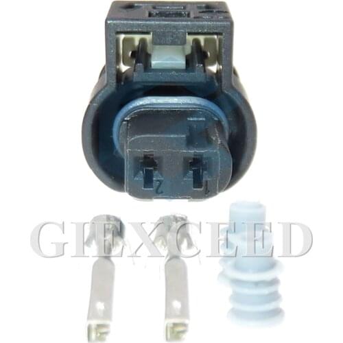 2 Sets 2 Pin 7615487-03 805-120-521 Car Cigarette Lighter Wire Harness Socket For Benz BMW Audi Auto Wire Waterproof Connector