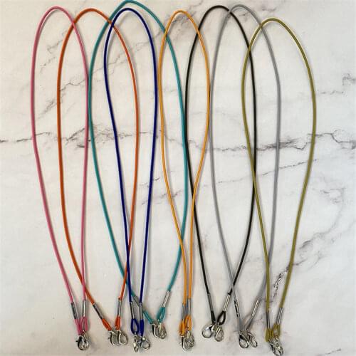 5pcs/lot Polyester Mask Extension Rope With Hook Adjustable Mask Lanyard Mask Hanging Rope Handy Convenient Rest Holder Rope New