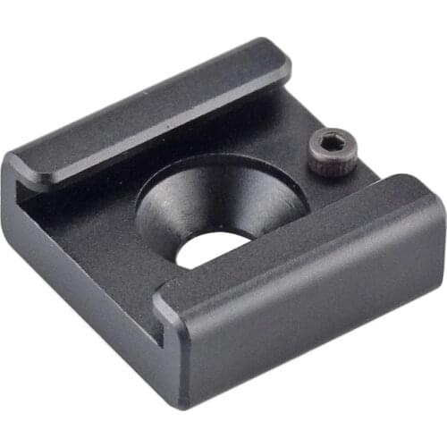 Cold Shoe Adapter Standard Shoe Type 1/4" Screw mount For DSLR Camera Cage Video Light Microphone Stent - 101