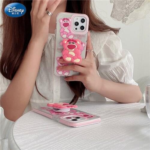 DISNEY Winnie the Pooh Silicone Case for IPhone 11 12Pro Xs Max iPhone 7 8 Plus Official Liquid Silicon 360 Full Cover zz0603