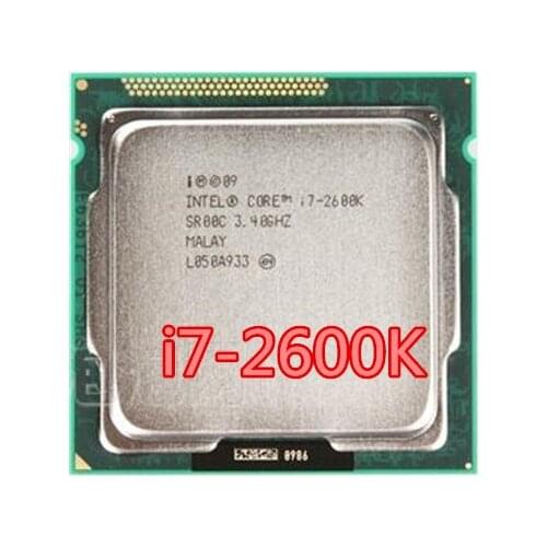 Intel Core i7 2600K 8M/3.4G/95W Quad Core Processor 5GT/s SR00C LGA 1155 SOCKET i7-2600K
