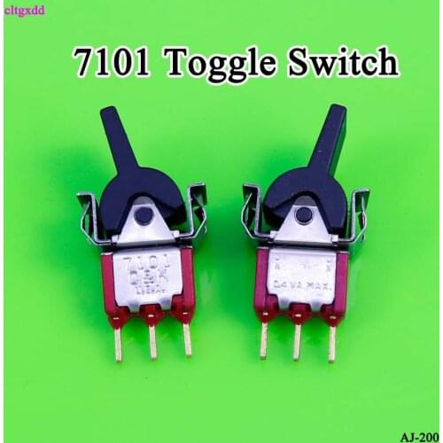 Cltgxdd 1PCS boat Rocker switch Toggle switch 3 P 2 file rocker switch 7101 button switch CK