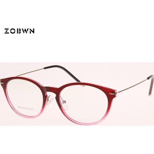 Round glasses women eyeglasses super light spectacles for myopia computer oculos de grau feminino marcas mujer retro top fashion