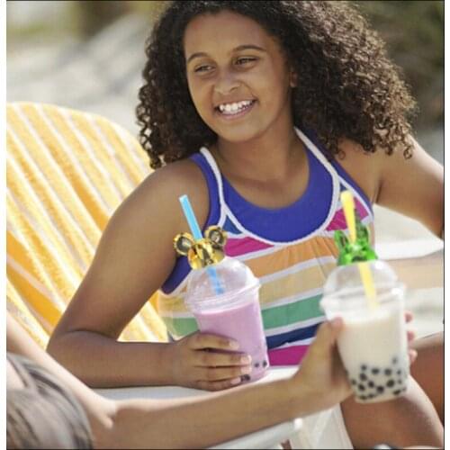 2021 New transparent Silicone Mold Cartoon straw beverage cover Silicone Mold 1 pcs