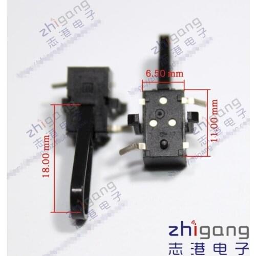 Original new 100% micro test switch on the switch on the switch 11*6.5 handle long 18mm