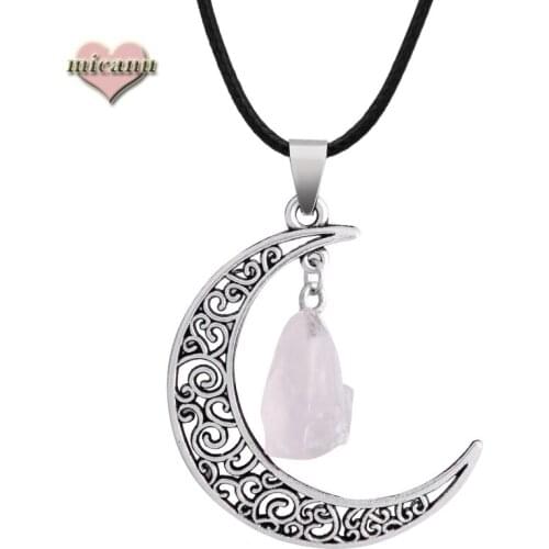 Necklaces Crystal Moon Stone Pendants Boho For Women Glow Colier Femmes Cadeau Envío Gratis Ketting Couple Wholesale Items Luxur
