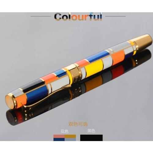 QSHOIC gift metal pen quality goods The fashion business senior iridium fountain pen ink Exquisite gift box packaging bag mail